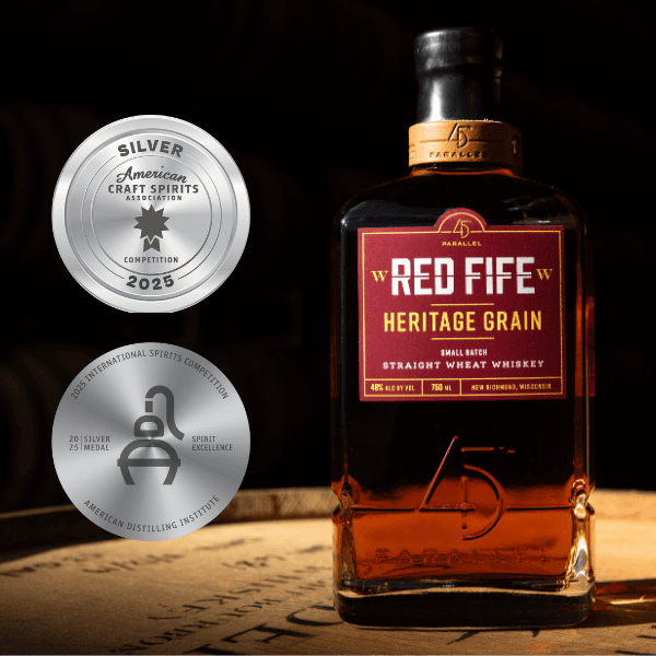 45th Parallel's Award-Winning Red Fife Wheat Whiskey