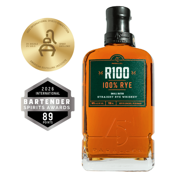45th Parallel R100 100% Award-Winning Rye Whiskey